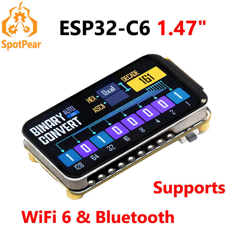 Display Epaper 2.9 - Waveshare ESP32-C6 1,47 inç Ekran Geliştirme