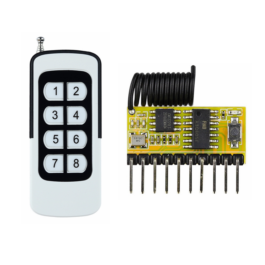 433Mhz Receiver Module - Güvenlik İzleme ve Ortam Işığı Anahtarlamainde
