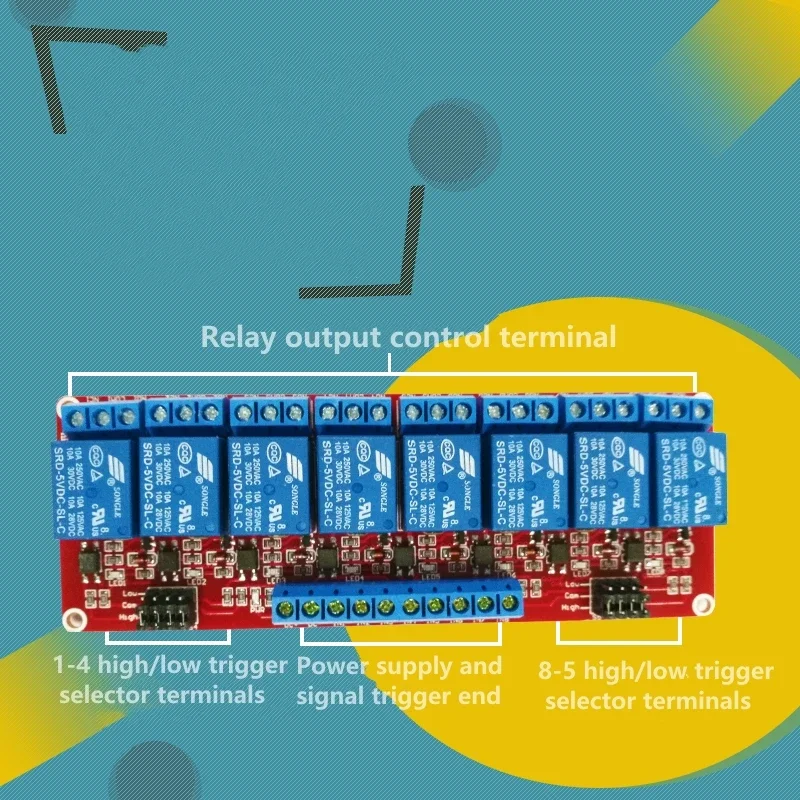Optokuplör izolasyonlu 8 kanal - Relay 8 Channel Board incelemesi ve fiyatı