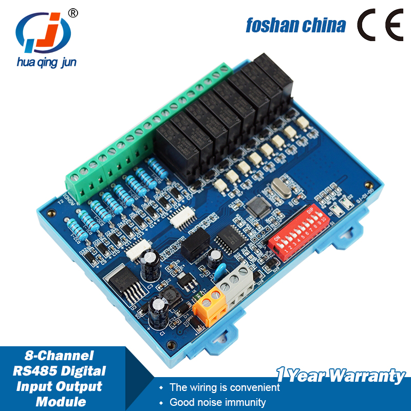 Huaqingjun 8 Kanallı RS485 Dij - Relay 8 Channel Board incelemesi ve fiyatı