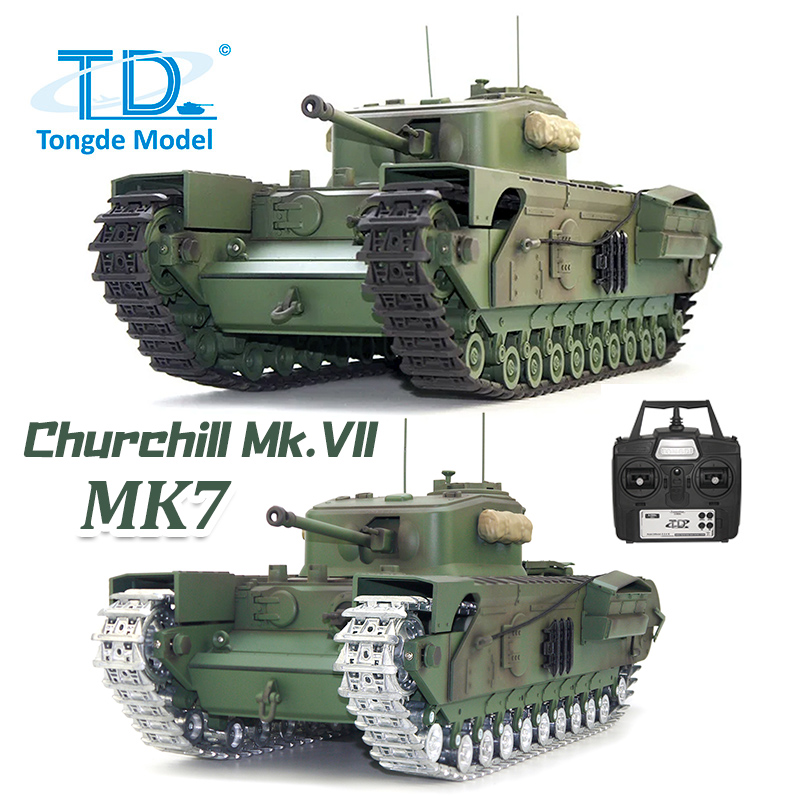 Tongde RC tankı 1/16 Churchill - Home Automation Tutorial incelemesi ve fiyatı